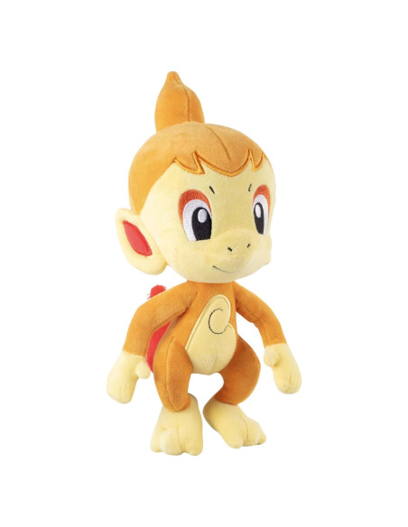 Peluche Pokémon Chimchar 20 cm - Licencia Oficial Jazwares