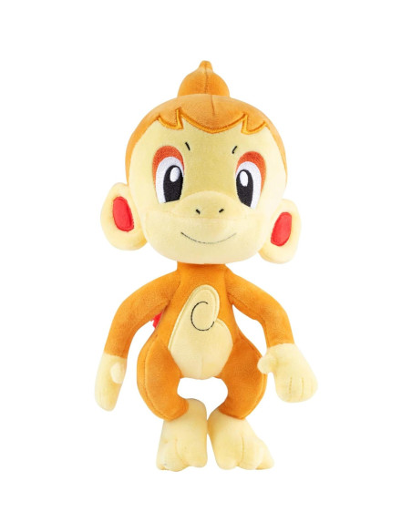 Peluche Pokémon Chimchar 20 cm - Licencia Oficial Jazwares