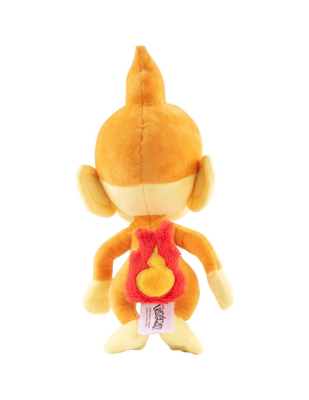 Peluche Pokémon Chimchar 20 cm - Licencia Oficial Jazwares
