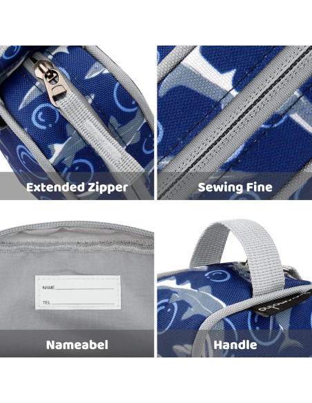 Estuche de Lápices Choco Mocha Rayos Marinos 22x10x5 cm