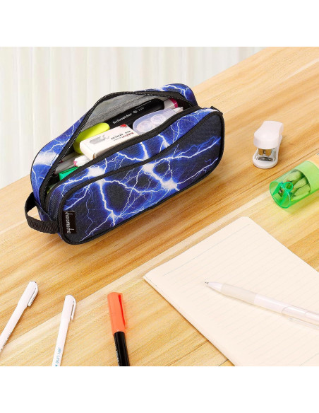 Estuche de Lápices Choco Mocha Rayos Marinos 22x10x5 cm