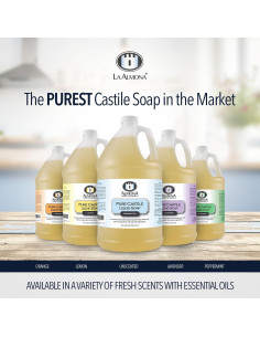 Jabón Líquido Castile Naranja La Almona 3.78L - Piel Sensible 2