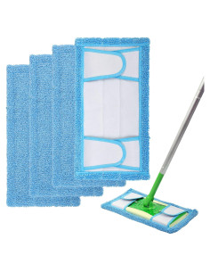 Paños de Mopa Reutilizables Flammi 31.75 cm 4 Paquetes