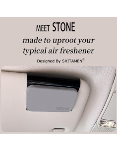 Ambientador de Auto SHITAMEN - Piedra Orgánica Aroma Grove 2