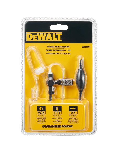 Auricular DEWALT DXFRSSV1 para Walkie Talkie FRS 2.5mm