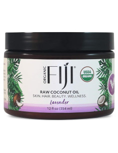 Aceite de Coco Crudo Prensado en Frío Organic Fiji 340g - Lavanda