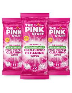 Toallitas Multiusos The Pink Stuff - 216 Unidades - Limpieza Efectiva