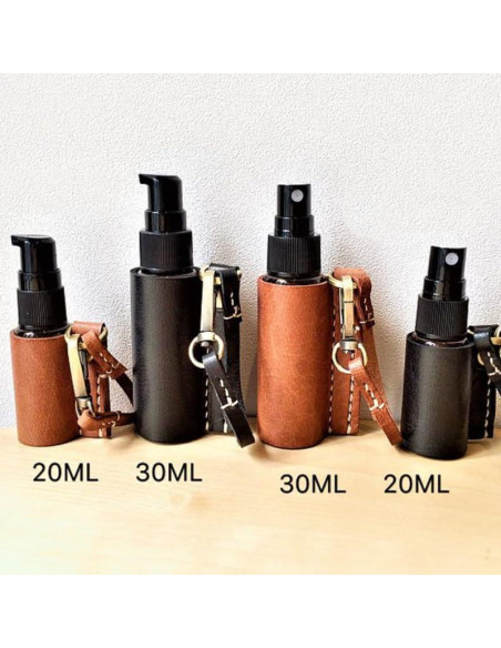 Soporte para Botella de Spray Sanitizante VKSG 60ml - Negro