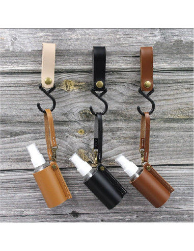 Soporte para Botella de Spray Sanitizante VKSG 60ml - Negro