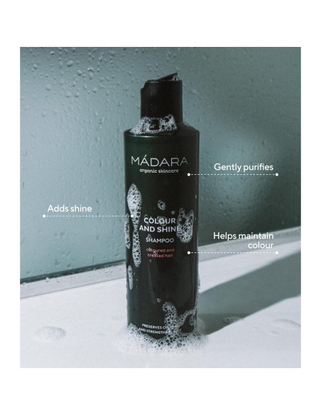 Champú Natural MÁDARA Color y Brillo 200ml - Cabello Teñido Champú Natural MÁDARA Color y Brillo 200ml - Cabello Teñido