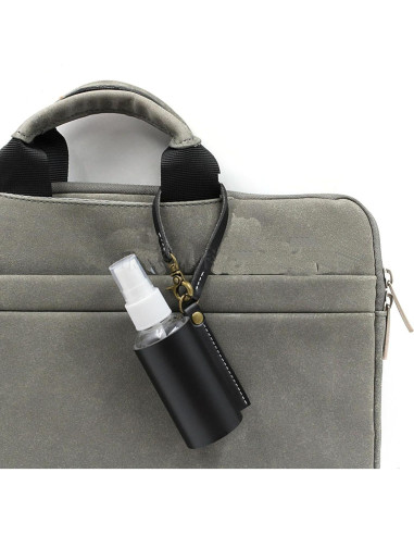 Soporte para Botella de Spray Sanitizante VKSG 60ml - Negro