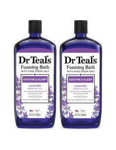 Baño Espumoso Dr Teal 1008 ml x2 Calma y Sueño Lavanda