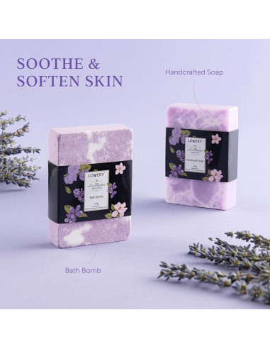 Cesta de Regalo Spa Lovery 10 Piezas - Jabón, Bomba, Aceite