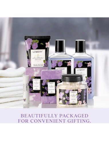 Cesta de Regalo Spa Lovery 10 Piezas - Jabón, Bomba, Aceite