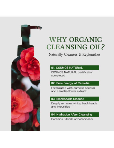 Aceite Limpiador Suave SKINCURE 200 ml - Desmaquillante Natural