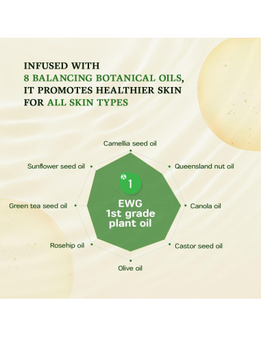 Aceite Limpiador Suave SKINCURE 200 ml - Desmaquillante Natural