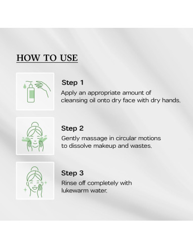 Aceite Limpiador Suave SKINCURE 200 ml - Desmaquillante Natural