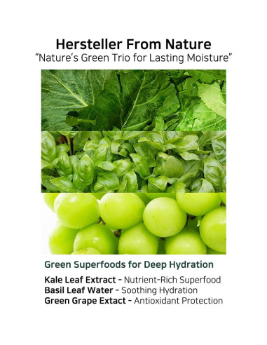 Tónico Hidratante Facial Hersteller 150 ml - Vegano, K-Beauty