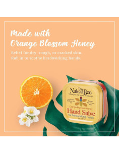 Salve de Manos La Abeja Desnuda con Miel de Flor de Naranja 170 g 2