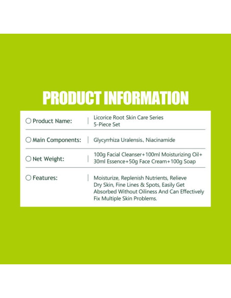 Conjunto de Cuidado de la Piel Aichun Beauty 5 Piezas Hidratante