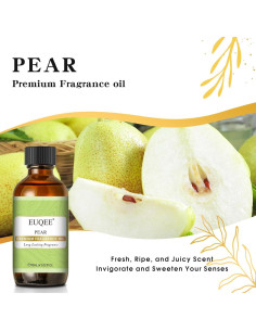 Aceite de Fragancia Premium EUQEE Pera 60ml para Jabones y Velas 2
