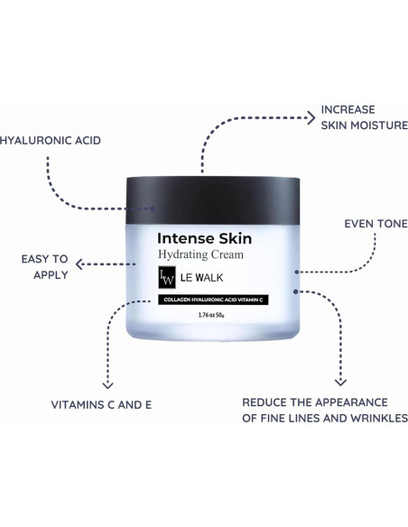 Conjunto Suero y Crema Hidratante Le Walk - 80g Antienvejecimiento