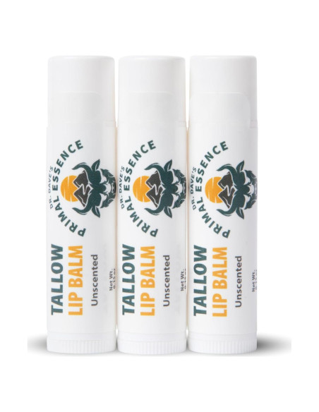 Bálsamo Labial Hidratante Dr. Dave's - Set de 3 Sin Fragancia