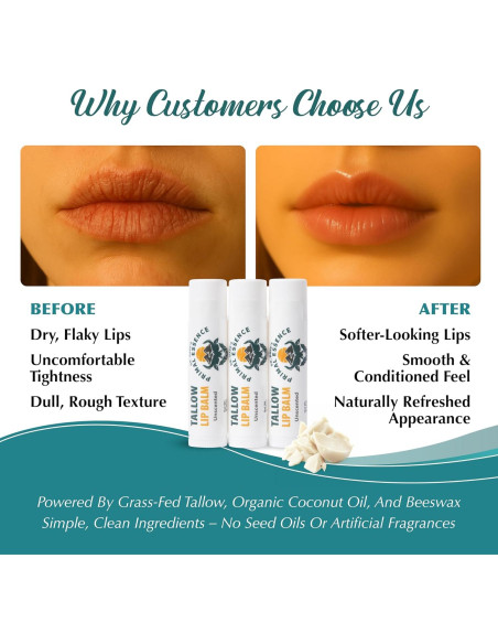 Bálsamo Labial Hidratante Dr. Dave's - Set de 3 Sin Fragancia