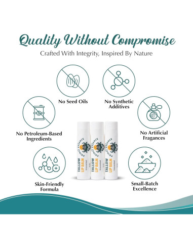 Bálsamo Labial Hidratante Dr. Dave's - Set de 3 Sin Fragancia