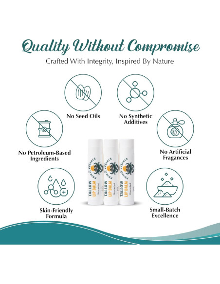 Bálsamo Labial Hidratante Dr. Dave's - Set de 3 Sin Fragancia