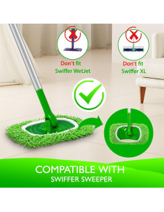 Paños de Microfibra Reutilizables Yicotira para Mopa Swiffer 2