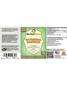 Glicerina Orgánica de Azafrán Satiereal 59 ml Sin Alcohol 2