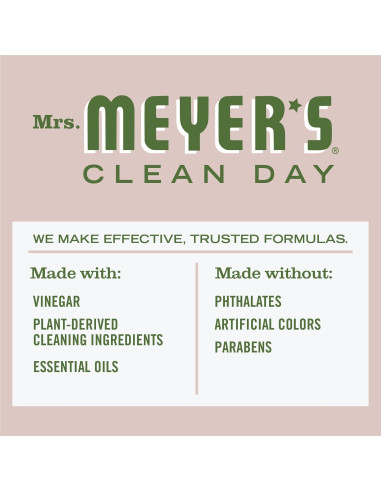 Spray Limpiador de Gel de Vinagre Mrs. Meyer's 473ml Flor de Manzana