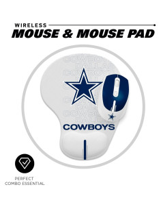 Mouse Inalámbrico y Alfombrilla SOAR NFL Delfines Miami 2