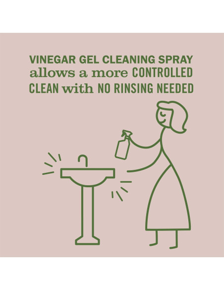 Spray Limpiador de Gel de Vinagre Mrs. Meyer's 473ml Flor de Manzana