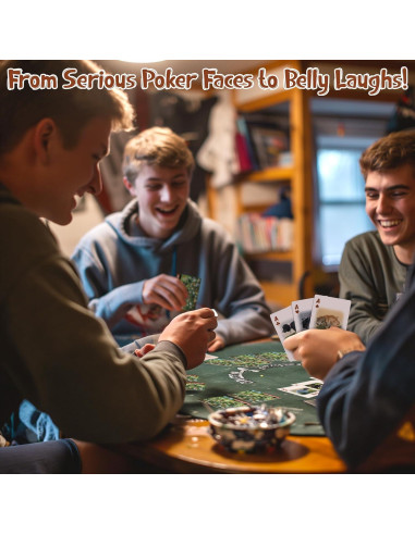 Baraja de Cartas Funwares 101 Perritos Haciendo Popó - Impermeable