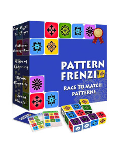 Juego de Mesa Pattern Frenzi para Niños y Adultos - 1-5 Jugadores