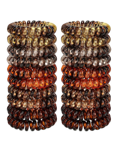 Laos de Cabelo Espirais JessLab - 20 Peas mbar, Sem Danos