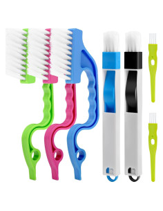 Juego de 7 Cepillos de Limpieza Eduftis para Ranuras