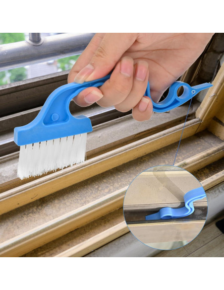 Juego de 7 Cepillos de Limpieza Eduftis para Ranuras