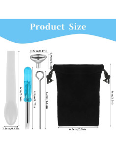 Set de embudo mini QfwdfcTrenz para cenizas y recuerdos 2