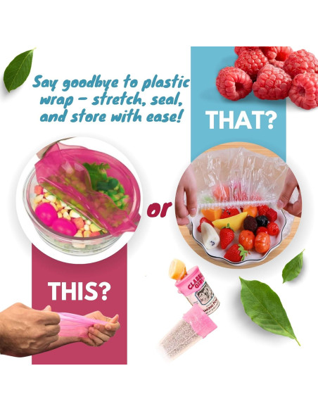 Tapas de Silicona Estirables Genérica - 6 Piezas Reutilizables Tapas de Silicona Estirables Genérica - 6 Piezas Reutilizables