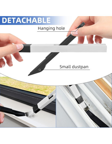 Juego de 7 Cepillos de Limpieza Eduftis para Ranuras