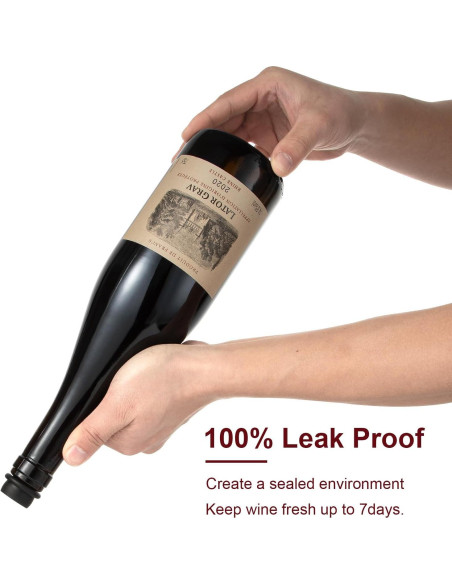 Bomba de vacío para vino BETTFOR con 4 tapones de silicona