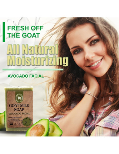 Jabón Facial Hidratante Honey Sweetie Acres 85g Aguacate Leche Cabra