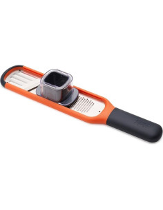 Rallador y Cortador 2 en 1 Joseph Joseph Naranja 29cm 2