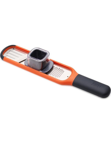 Rallador y Cortador 2 en 1 Joseph Joseph Naranja 29cm
