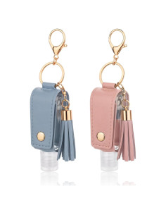 Soporte de Desinfectante de Manos ZEYIYER 2 Pcs Azul Rosa