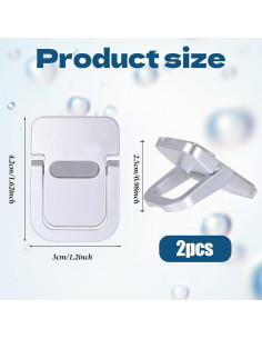 Soporte Plegable para Laptop EupHHonycs 2PCS Plata 10-17.3" 2