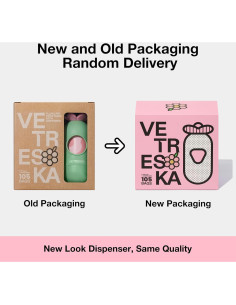 Bolsas de Poop VETRESKA con Dispensador Aroma Lavanda - 105 Bolsas 2